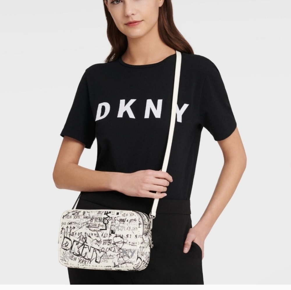 DKNY Erin Graffiti Crossbody Bag 2020